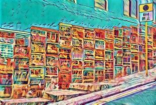 嘉咸街网红涂鸦墙,网红打卡地焕新颜”