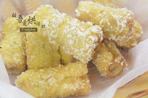 网红油炸香蕉半成品图片,香脆可口，轻松制作美食新宠